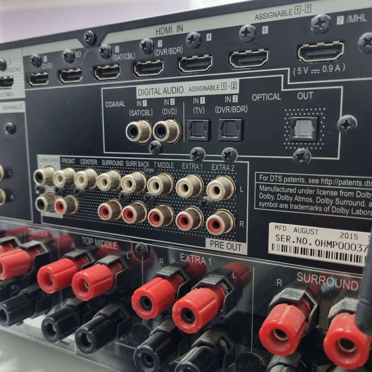 (No sound) Pioneer SC-LX59 Receiver