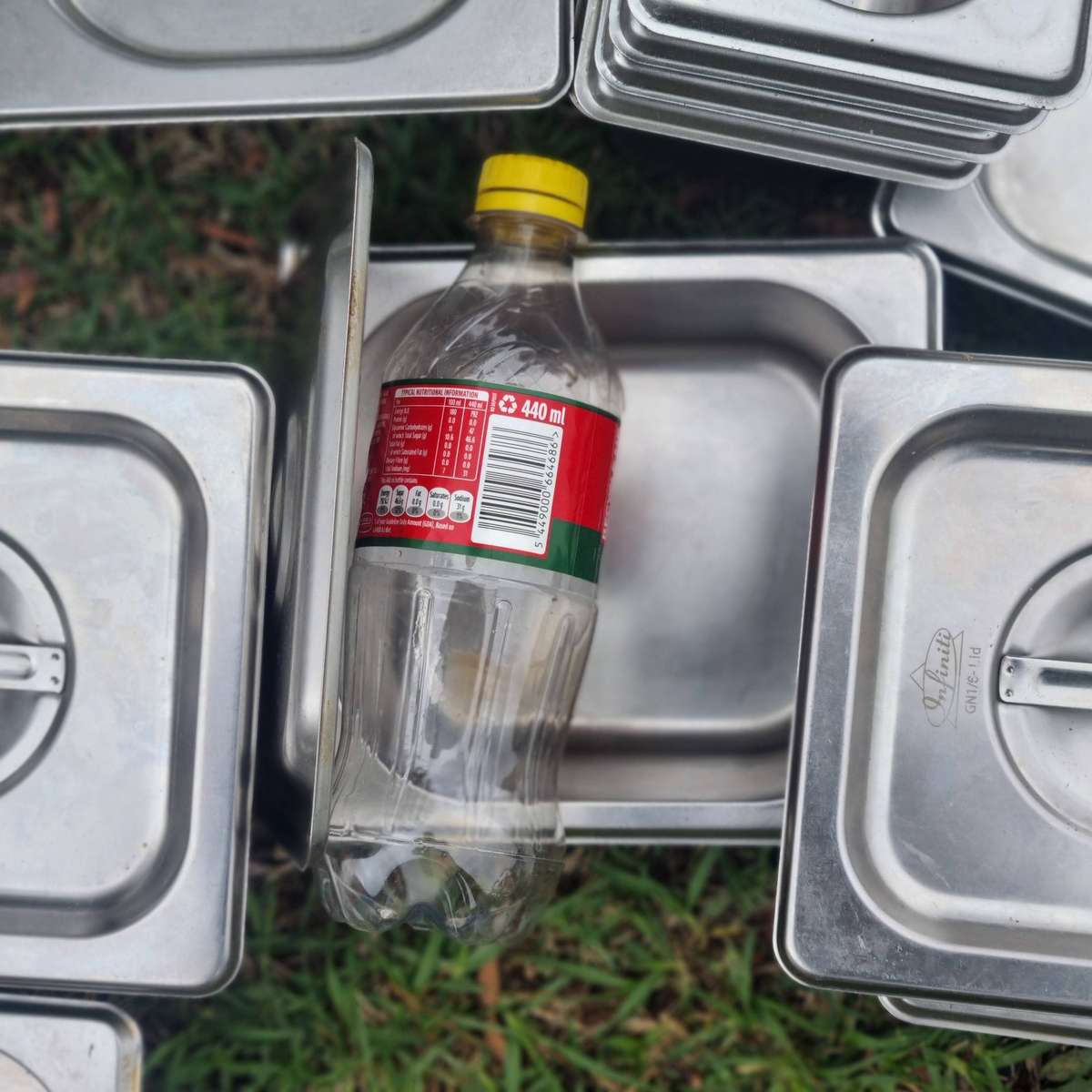 31 Infiniti GN 1/6 Stainless Steel Pans + 2 Bread size ones