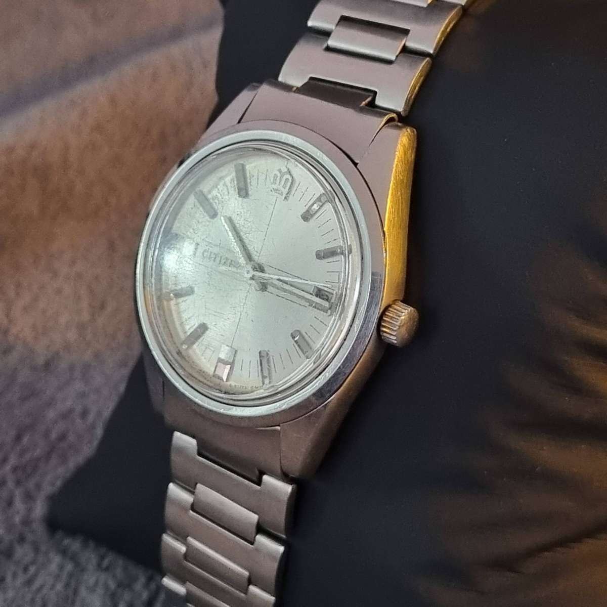 Rare Vintage Citizen New Master 22 Jewels (Model 4-570144 SHW)