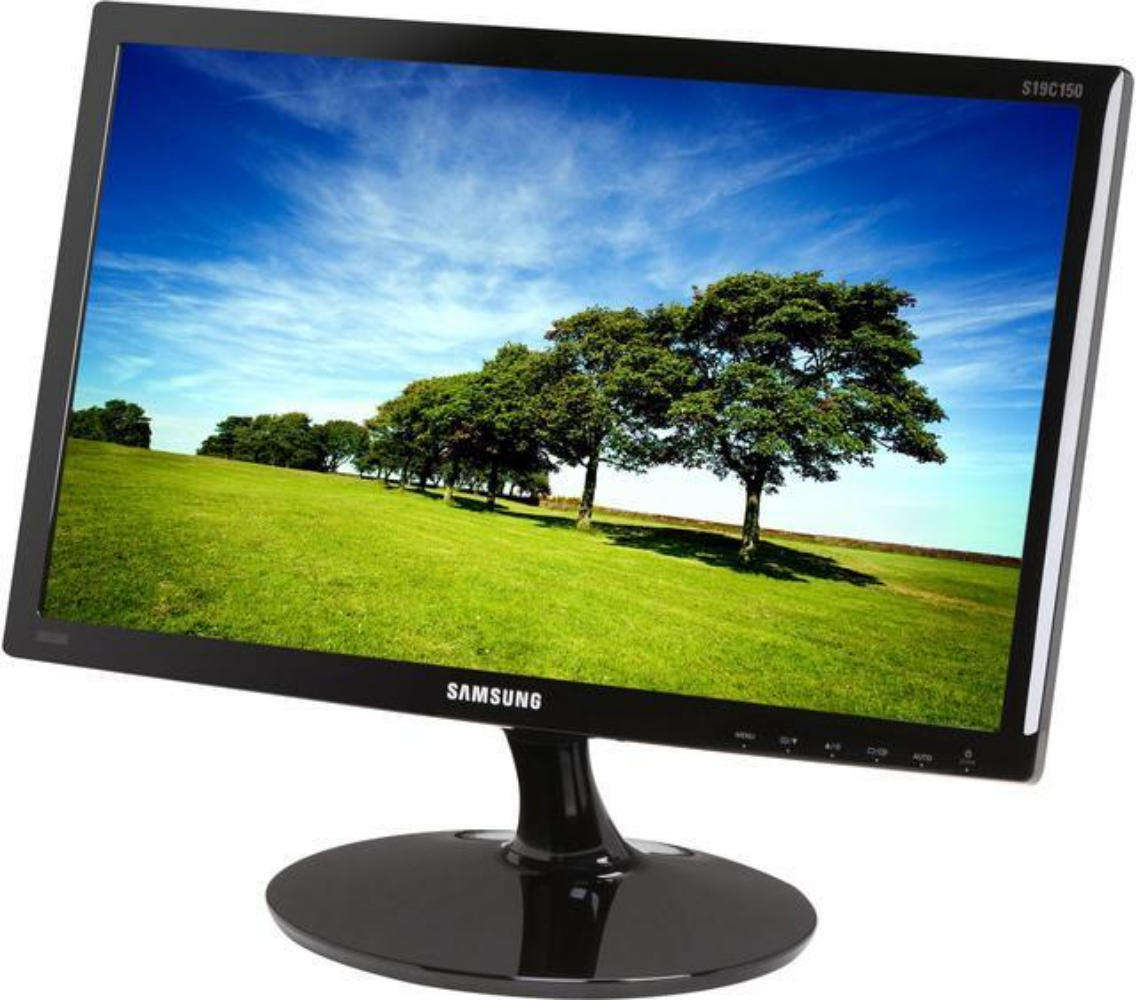 19" Energy-efficient LED monitor S19C150F with Mega DCR