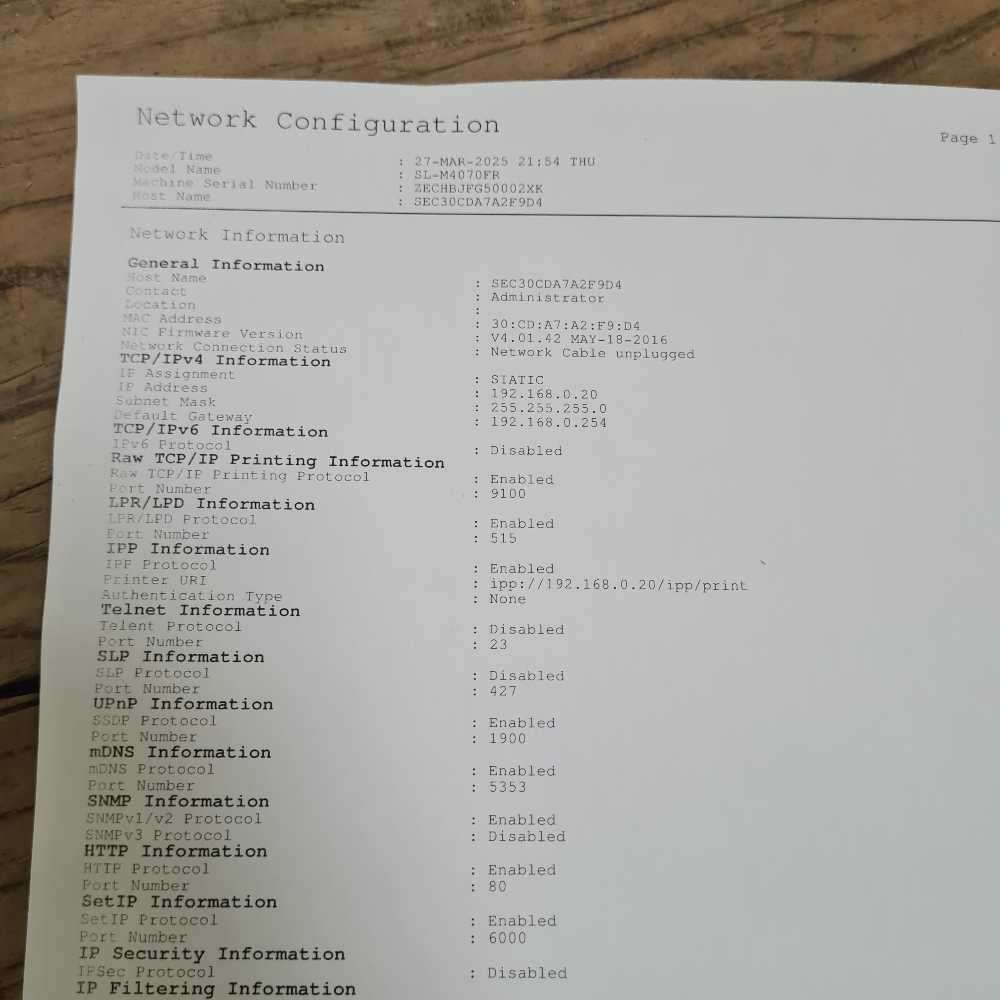 Samsung Xpress M4070fr laser monochrome printer (working 100%)