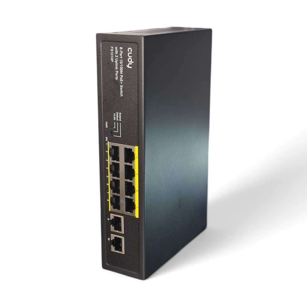 Cudy 10-Port 10/100Mbps Unmanaged Poe+ Switch 120W