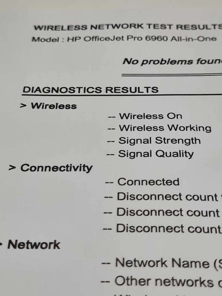 Wireless HP Officejet Pro 6960 all in one color printer (working 100%)