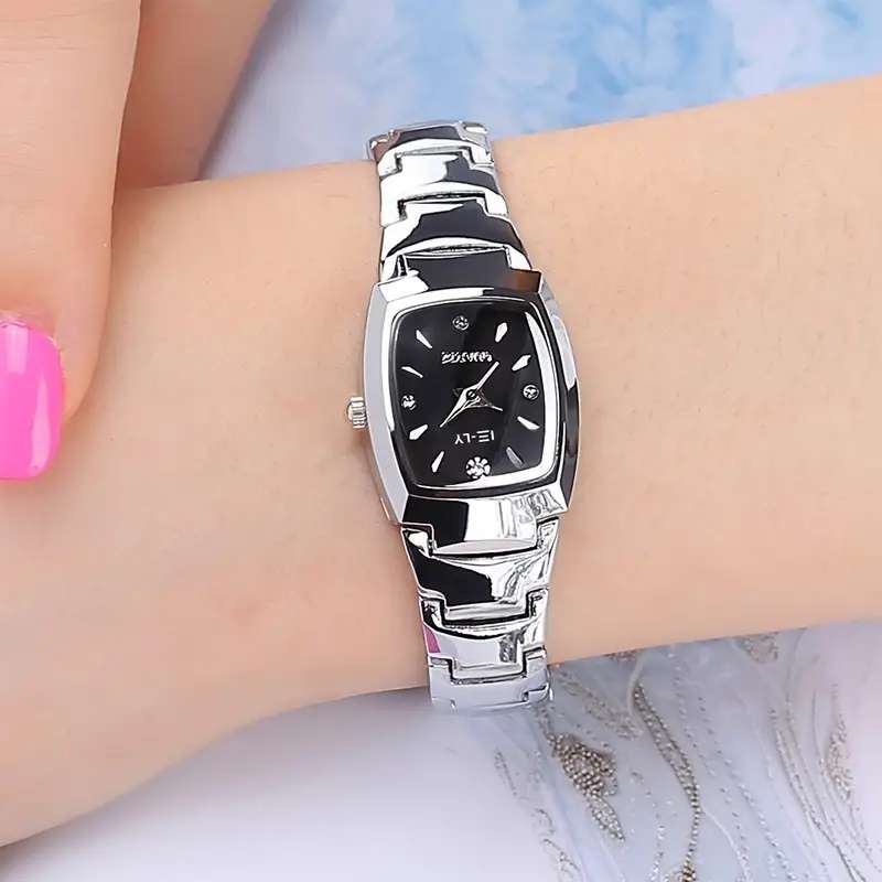 Square Rhinestone Quartz Watches