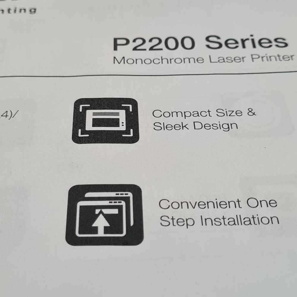 Pantum P2207 Mono Laser Printer