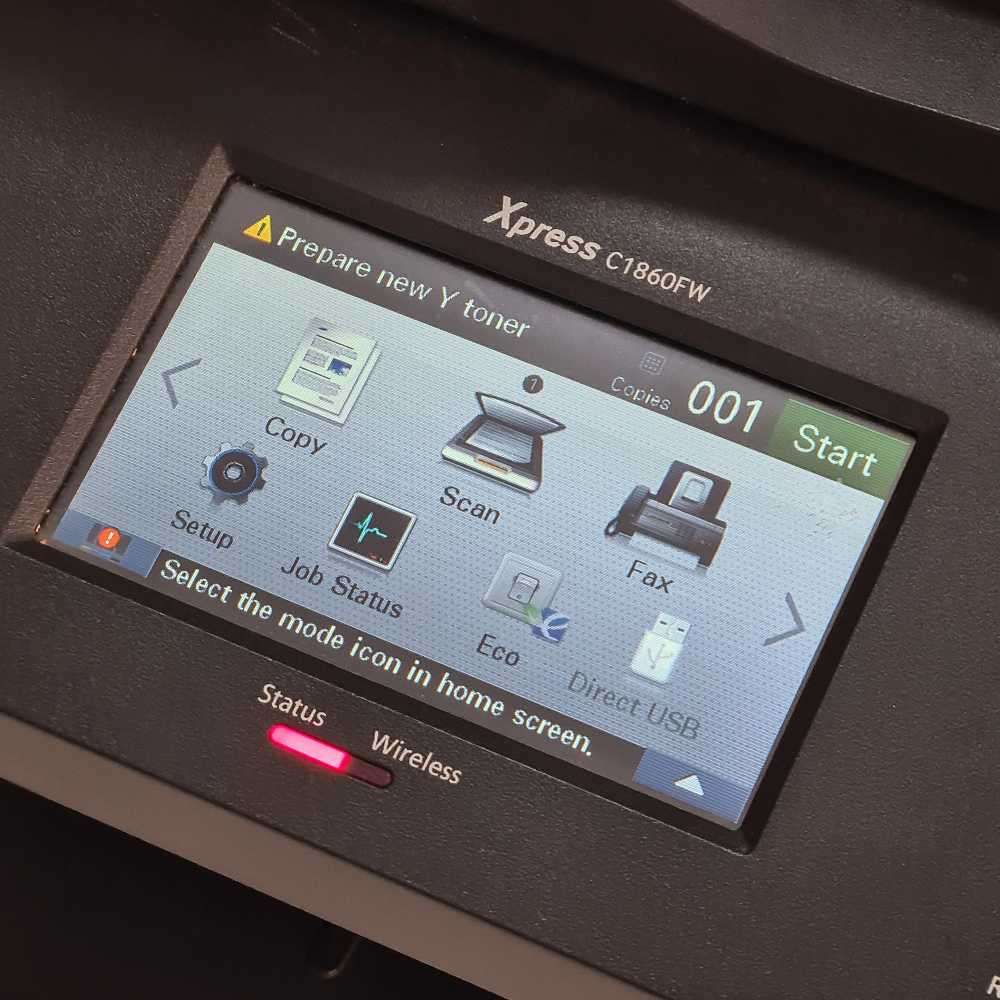 Samsung c1860fw wireless multifunctional printer (see all details)