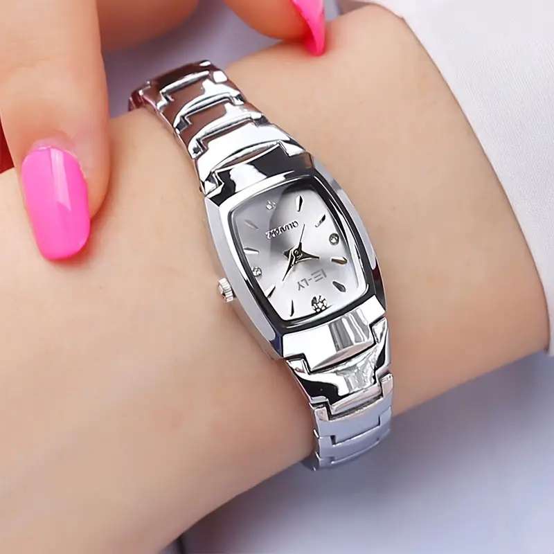 Square Rhinestone Quartz Watches