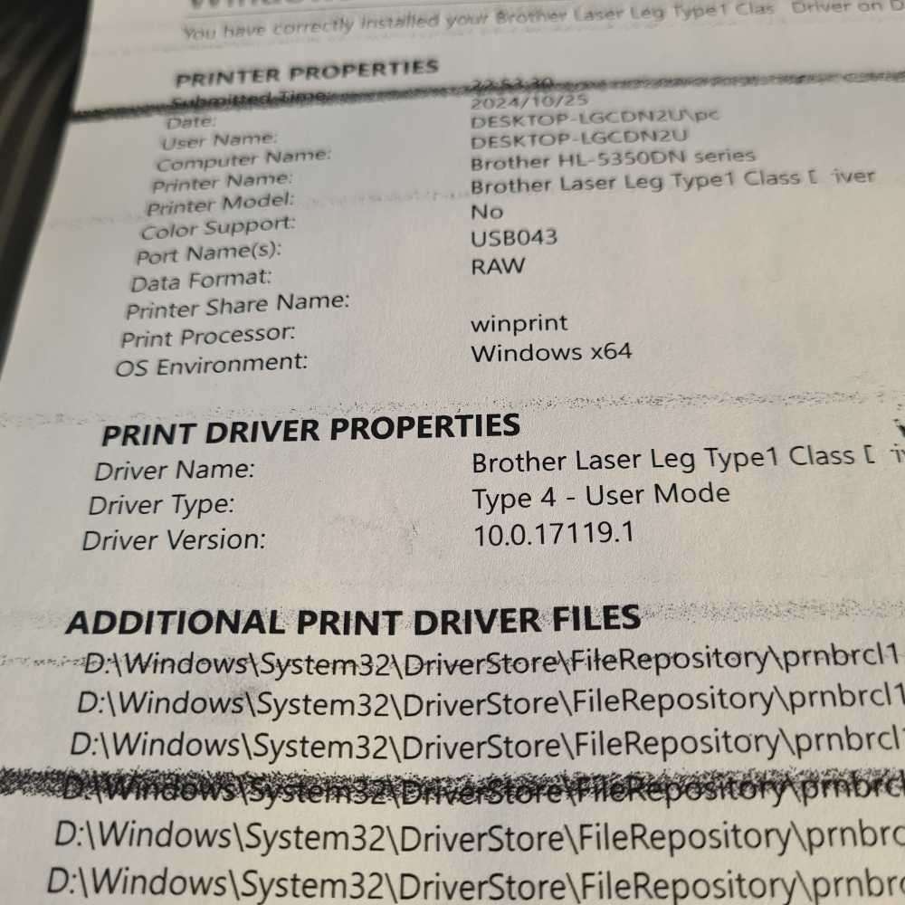 Brother HL-5350DN A4 Mono Laser Printer (see all details)