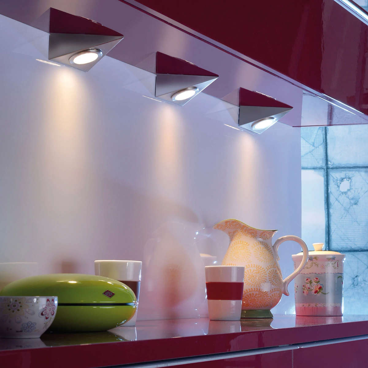 Beautiful Pyramid cabinet multipurpose Downlights