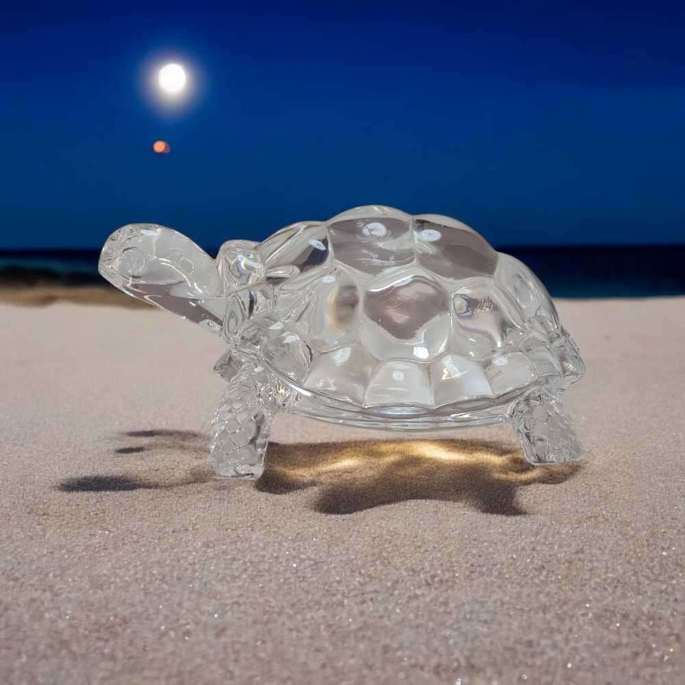 Ornamental glass tortoise (280x120mm)