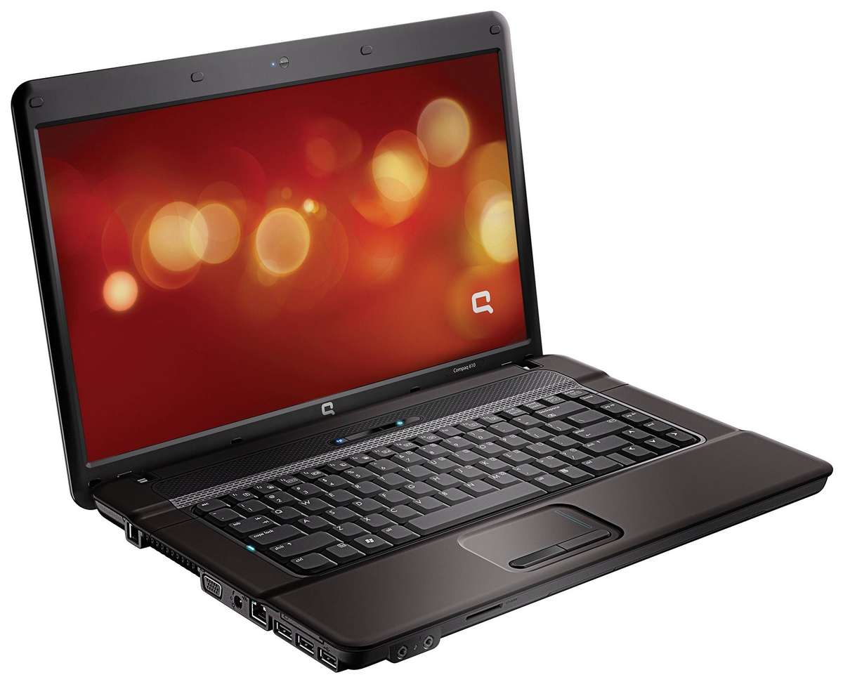 HP Compaq 610 laptop (working. See details)