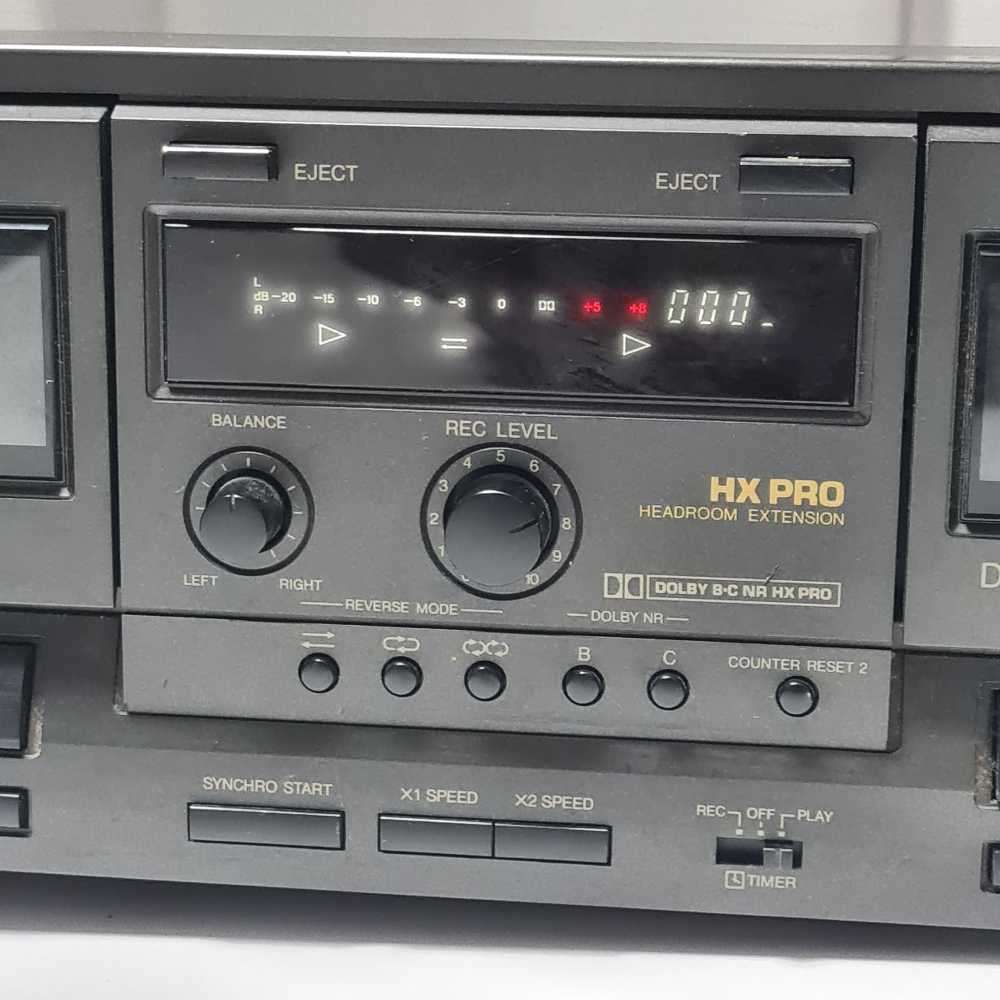 Technics HX PRO double cassette deck
