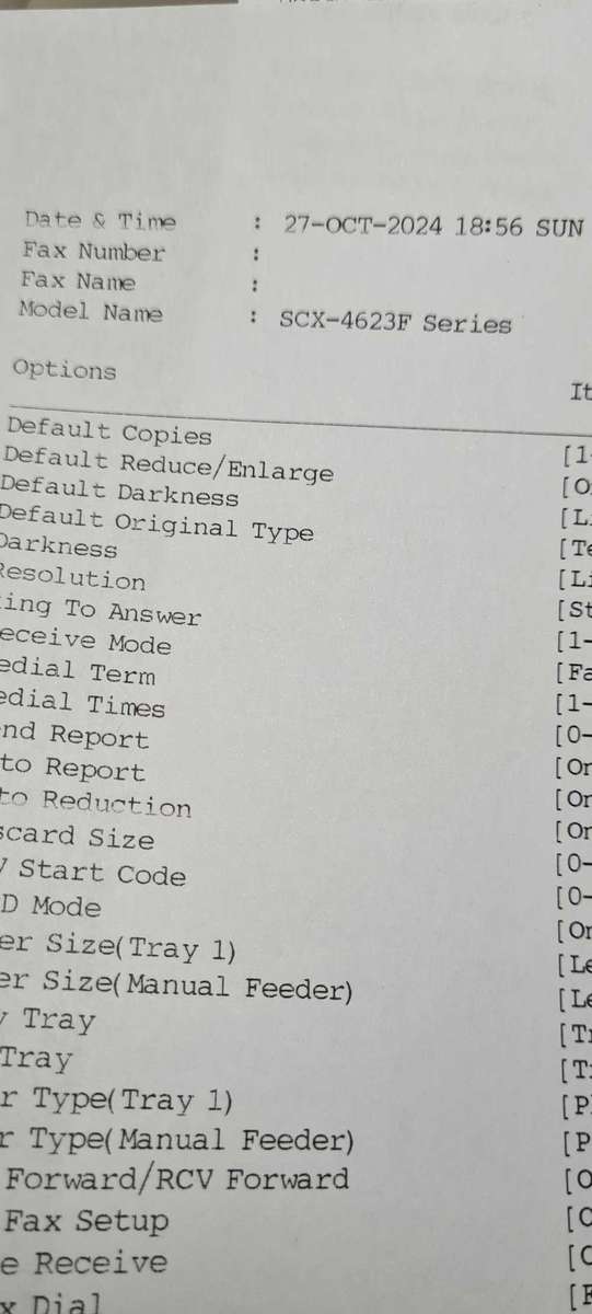 Samsung SCX-4623F Multifunctional Mono Laser printer