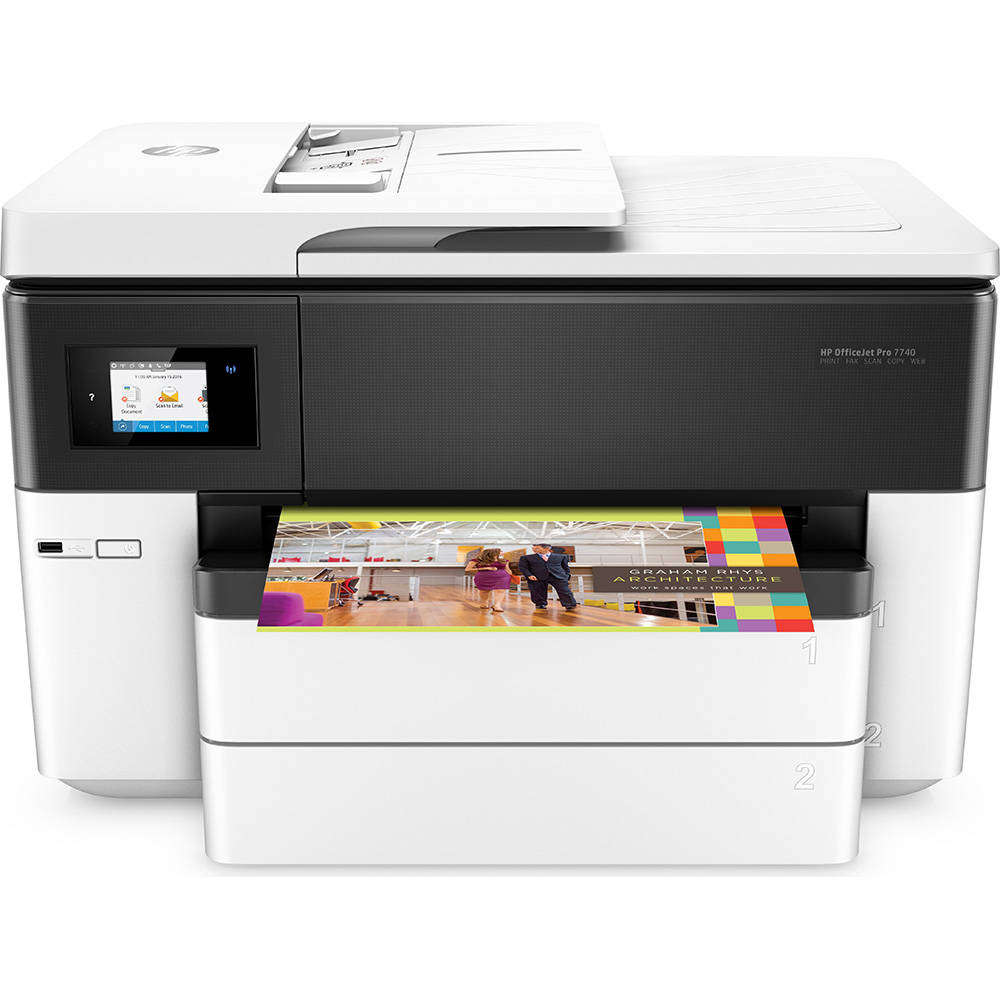 (Working 100%) HP OfficeJet Pro 7740 A3 Colour Multifunction Inkjet Printer