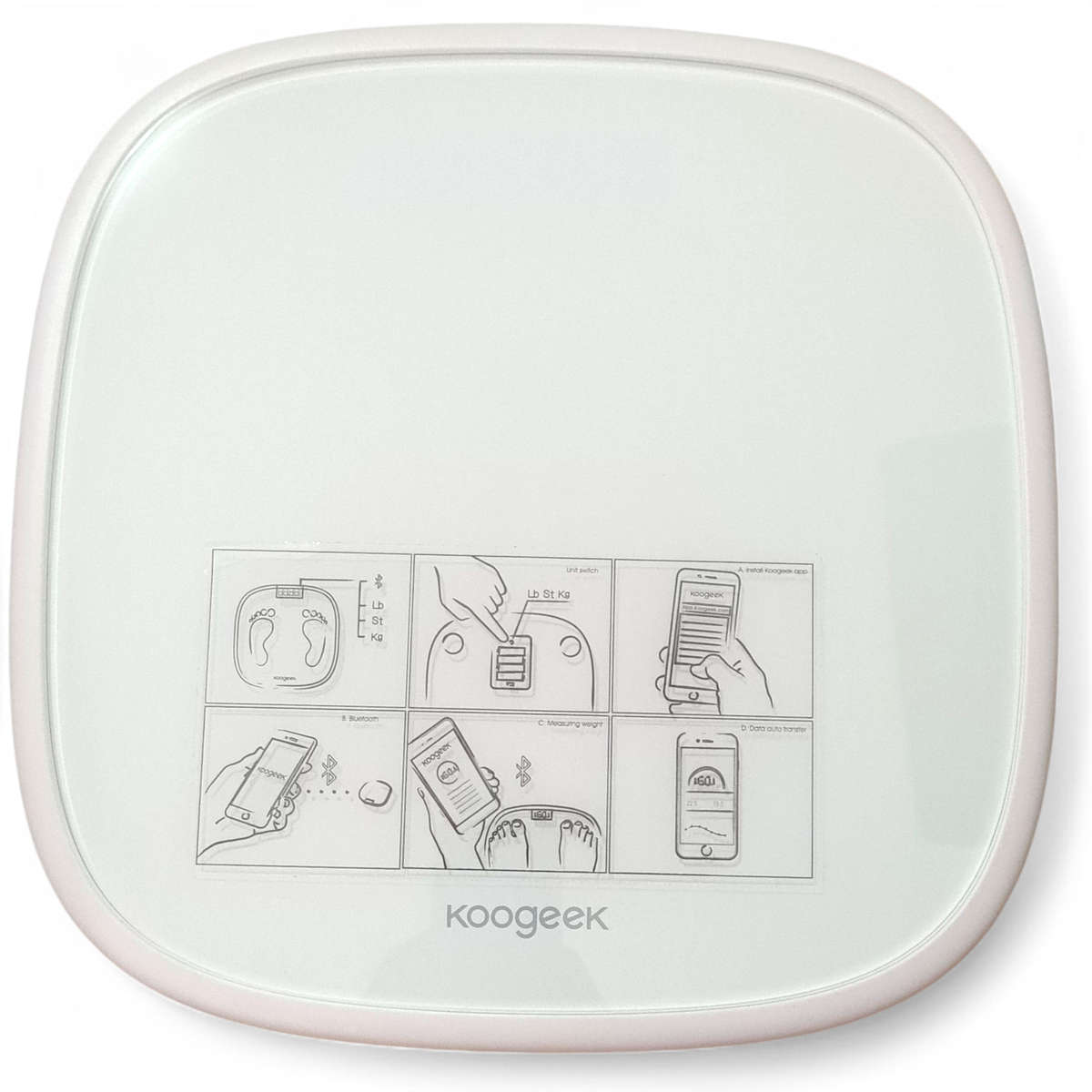 Wifi - Bluetooth wireless Smart Scale koogeek sg1 (Android only)