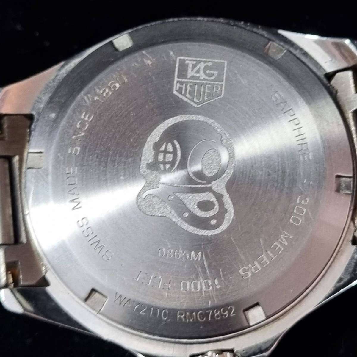 TAG Heuer Aquaracer WAY2110  Genuine Case (Automatic Model) with Quartz Conversion