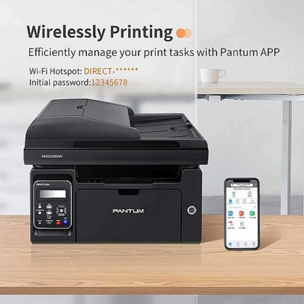 Pantum M6550NW A4 Multifunction Laser Mono Printer