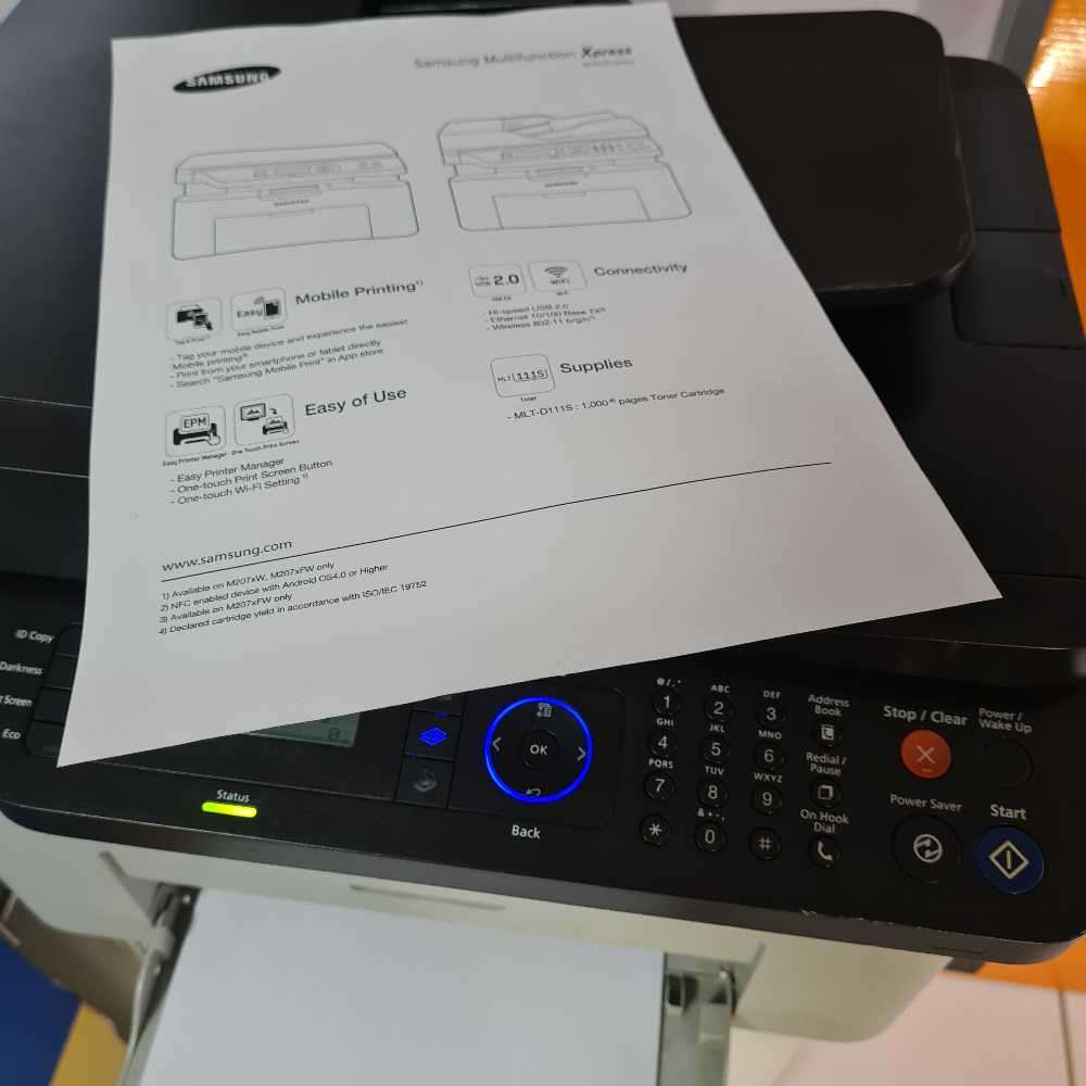 Samsung Wireless Multifunctional laser Mono Printer