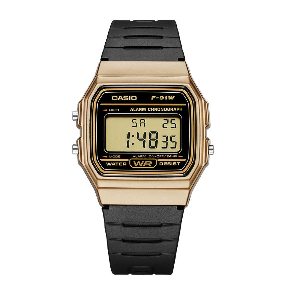 Casio Retro Watch (Color: Gold and Black)