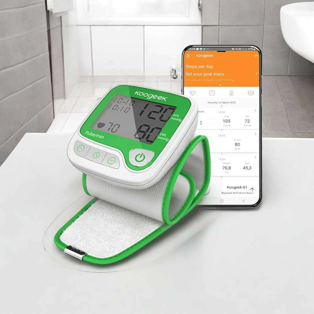 Smart wireless heart and blood pressure monitor
