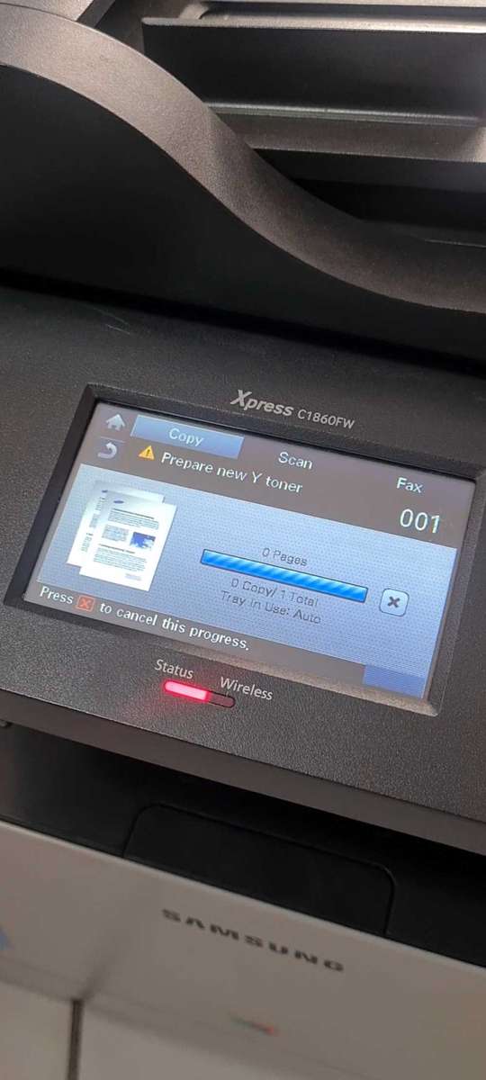 Samsung c1860fw wireless multifunctional printer (see all details)