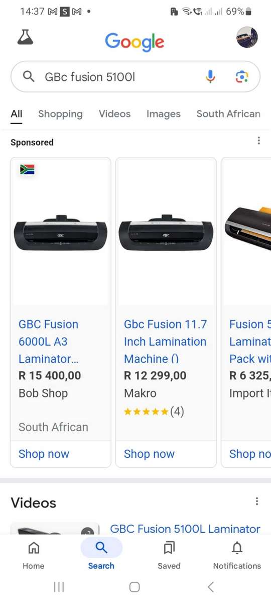 A3 GBC Fusion 5100L (see details)