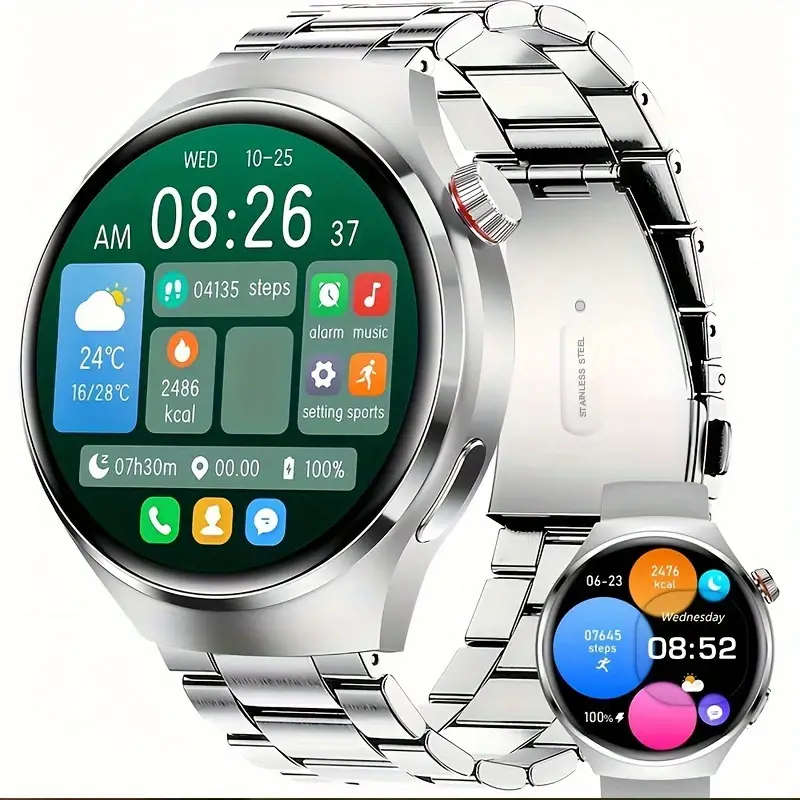 S10 smart watch with call function, heart rate sensor, blood preasure and more functions.