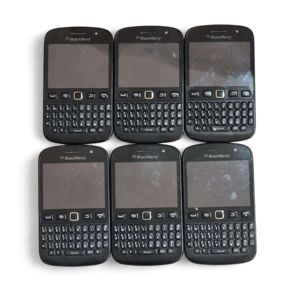 Black berry phones x 6