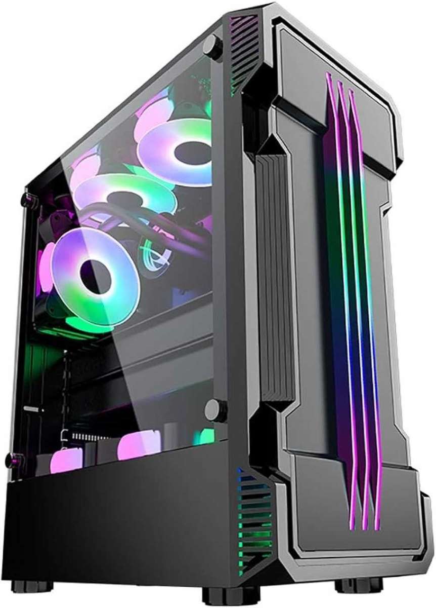Kolink Inspire K10 RGB Mid Tower Tower Case with Glass Panels (Black) chassis