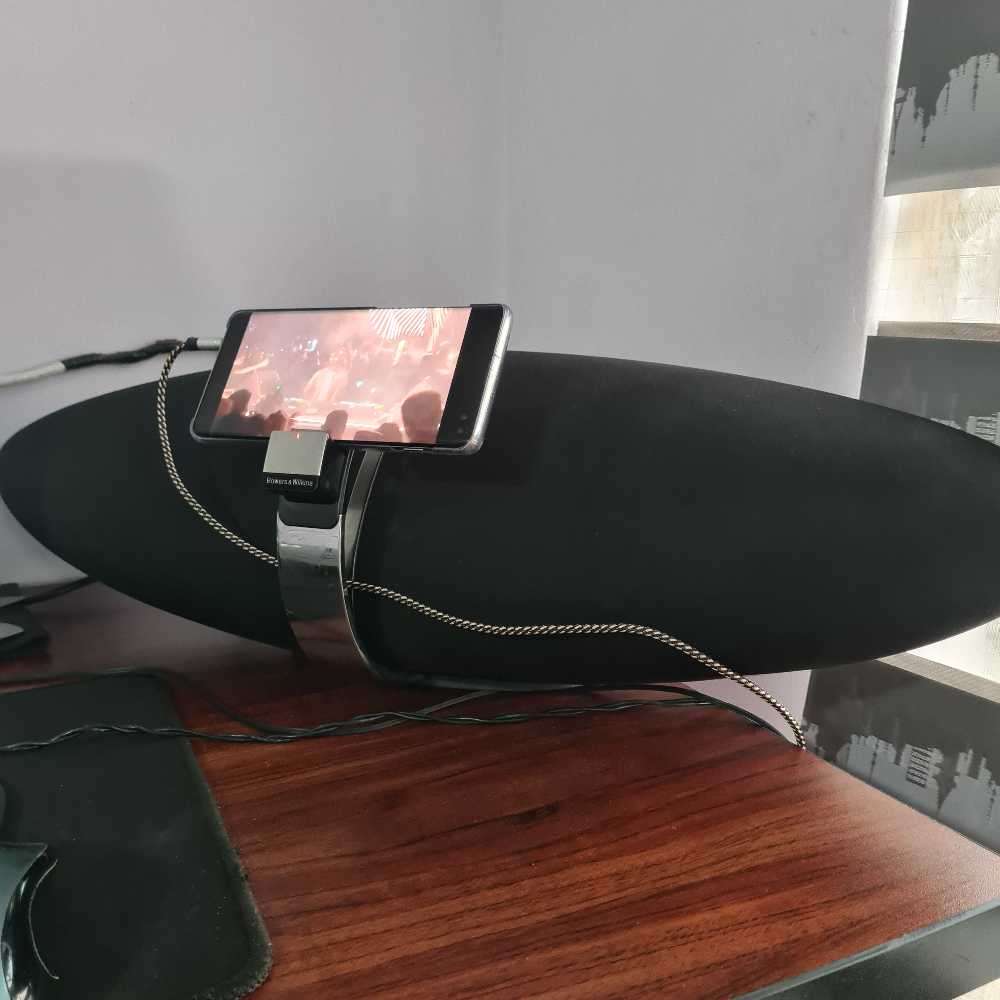 B&w zeppelin air speaker With Bluetooth adapter