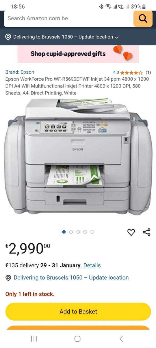 Epson Workforce Pro wf-r5690 (see details)