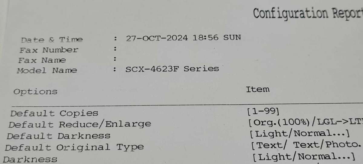 Samsung SCX-4623F Multifunctional Mono Laser printer