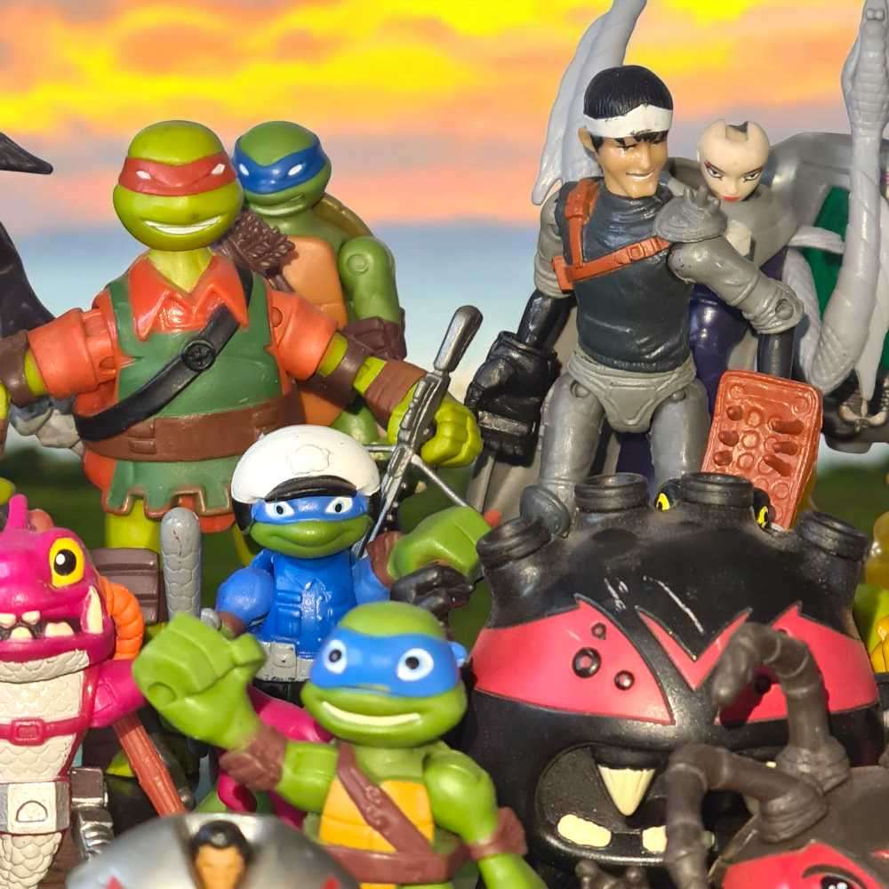 Mutant Ninja Turtles (TMNT) action figures and related characters