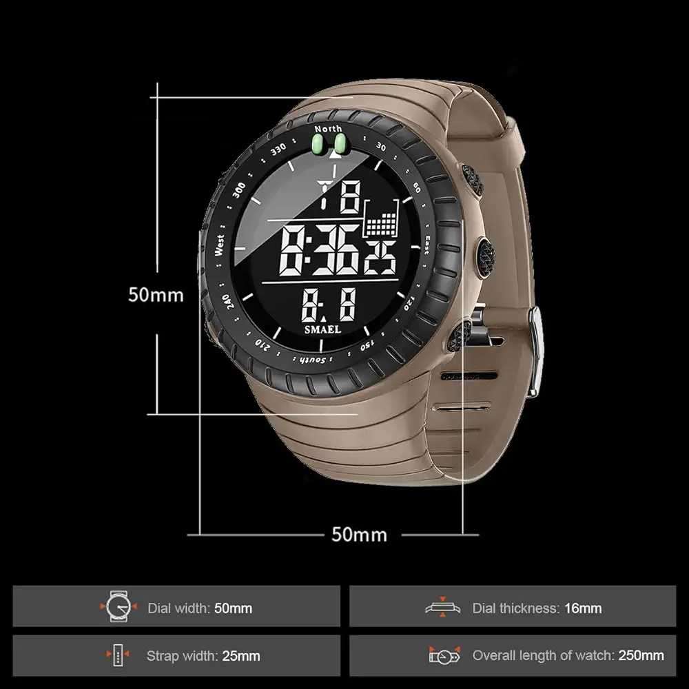 Digital RUGGED MultiFunctional watch