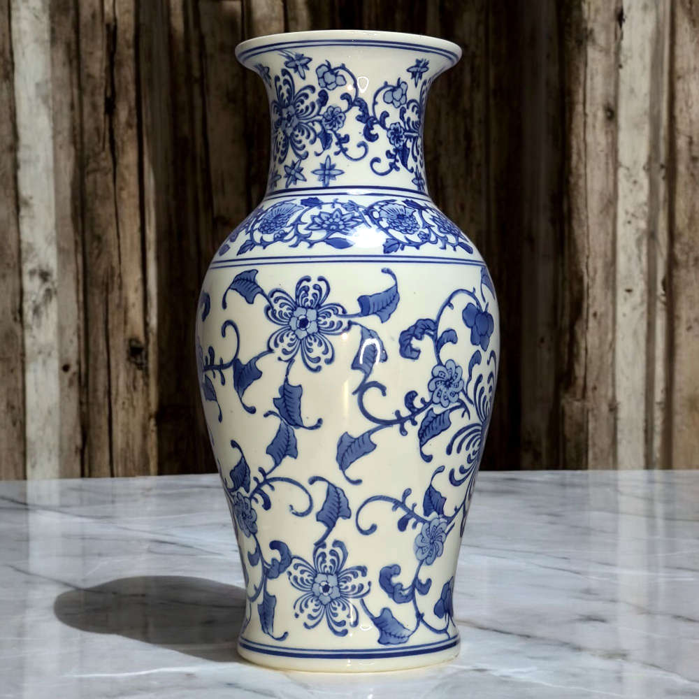 Blue and White flower vase