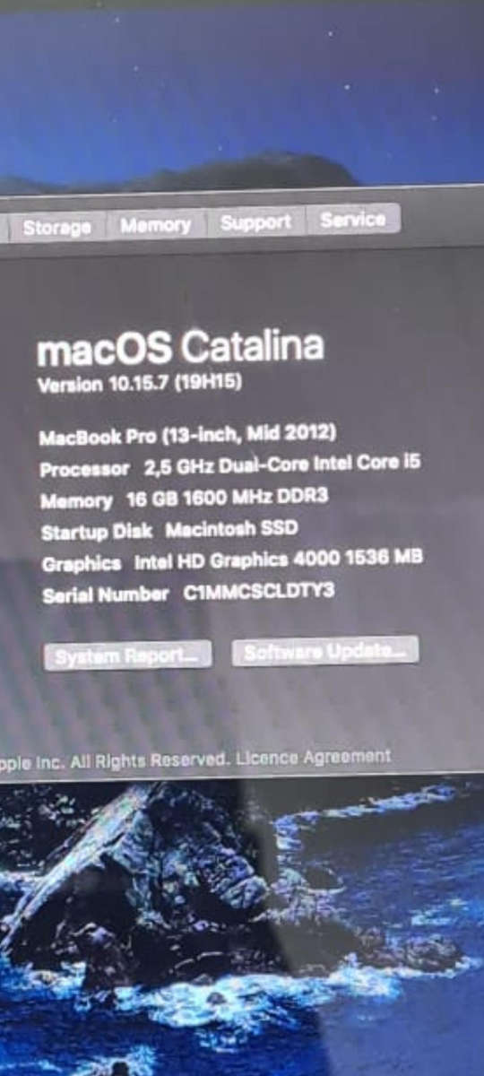 16GB RAM MacBook Pro (13-inch) Core i5. 240 GB SSD