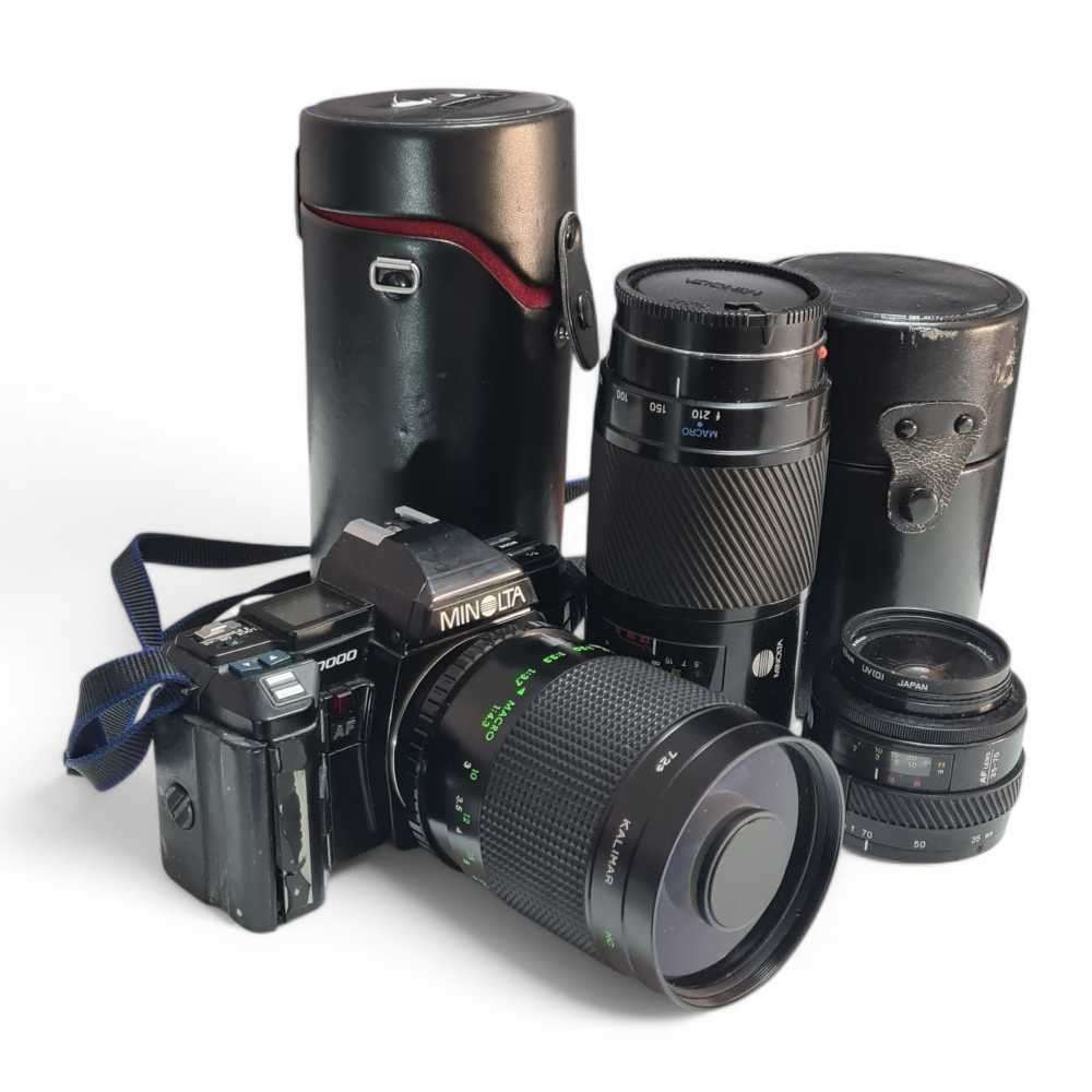 Minolta 7000 with three lense