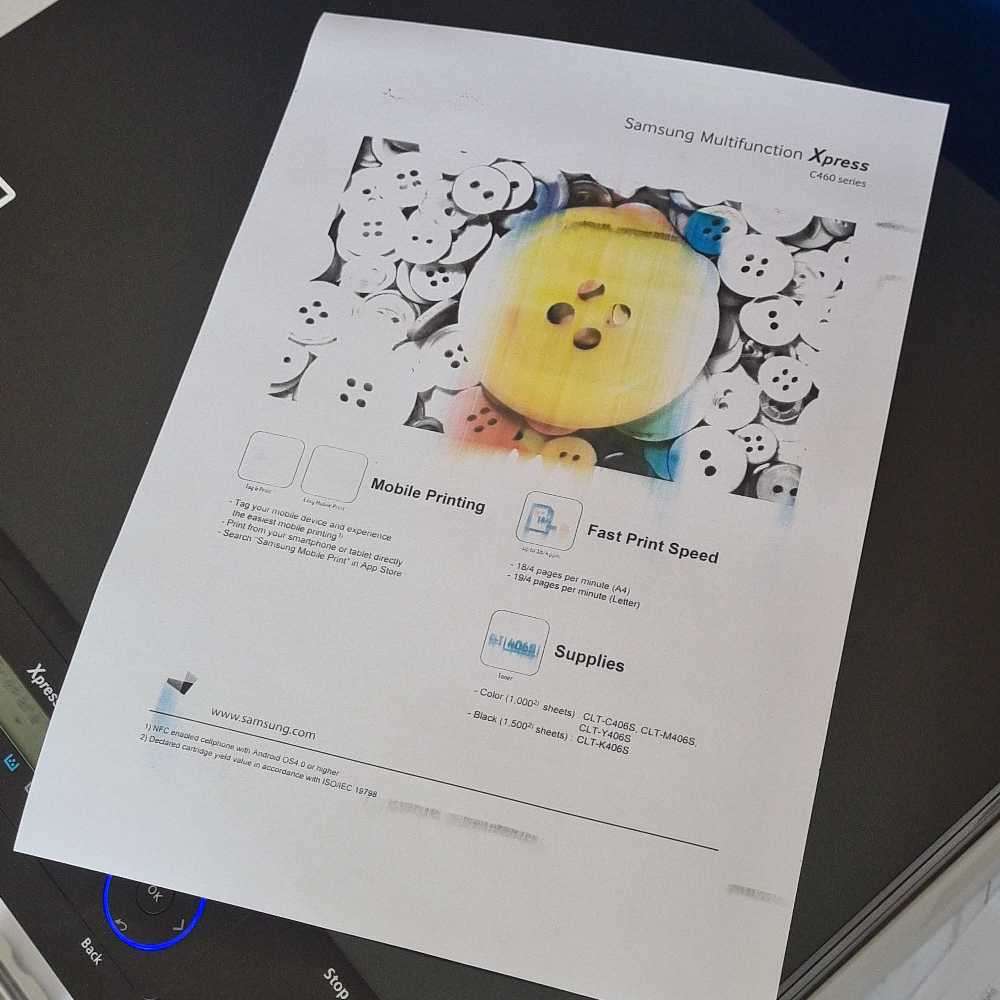 Samsung SL-C460FW Printer (See details)