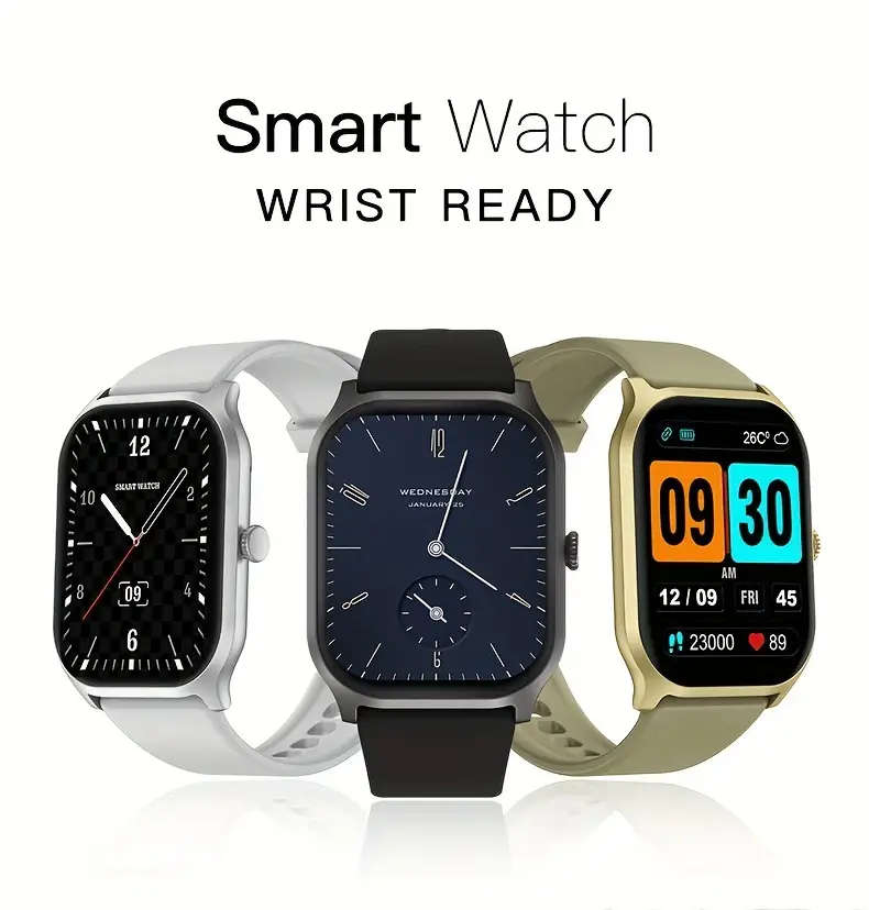 Smart Watch with heart rate monitor, call function and many more