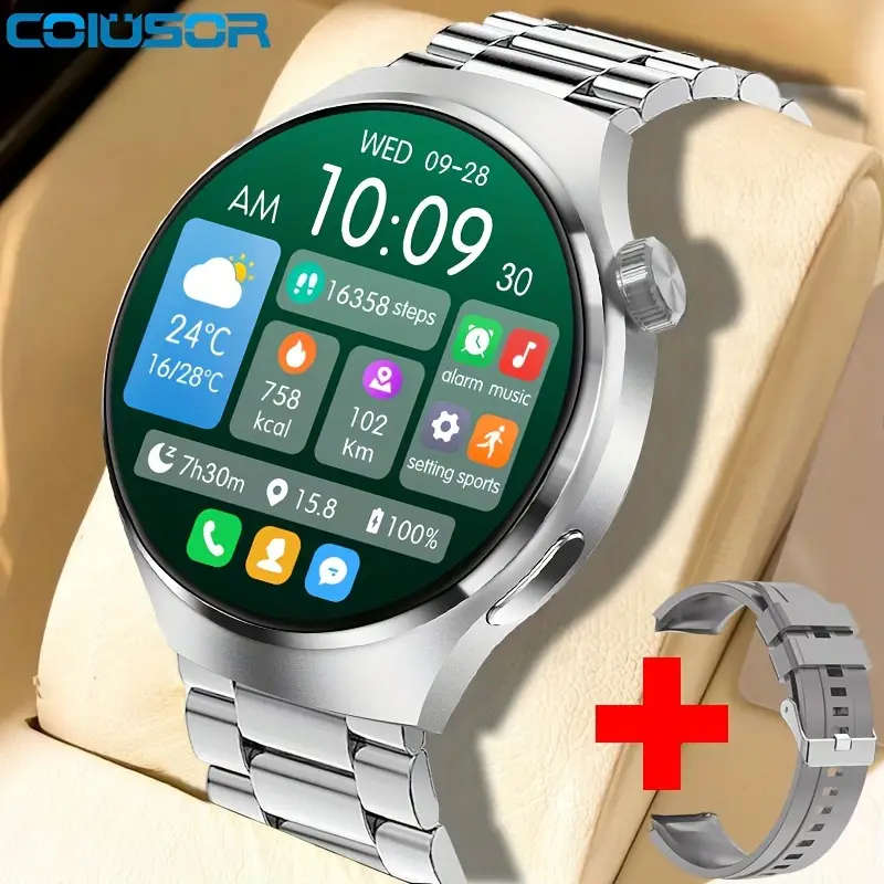 S10 smart watch with call function, heart rate sensor, blood preasure and more functions.