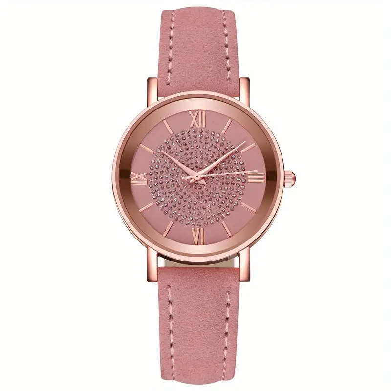Rhinestone Quartz Watch