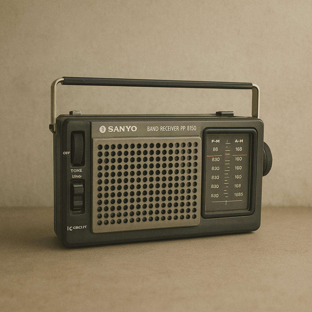 Vintage 1970-80s Sanyo FM radio