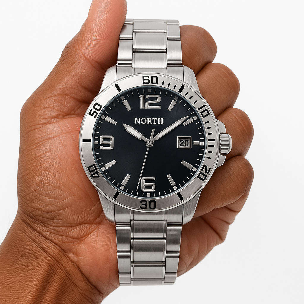 North Stainless steel watch
