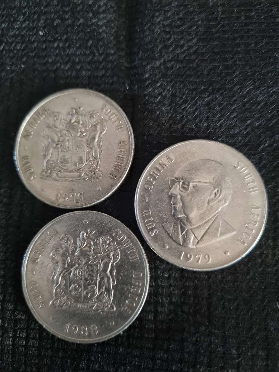 South Africa 1 RAND  set of 3  - 1977 - 1979 - 1983 (1 BID TAKES ALL)