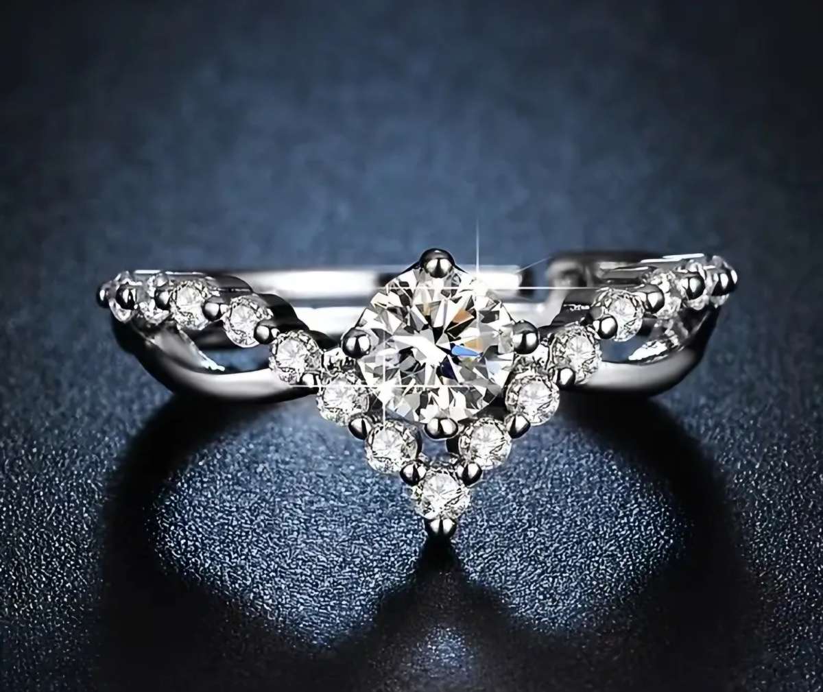 Beautiful Dress Ring S925 silver plated