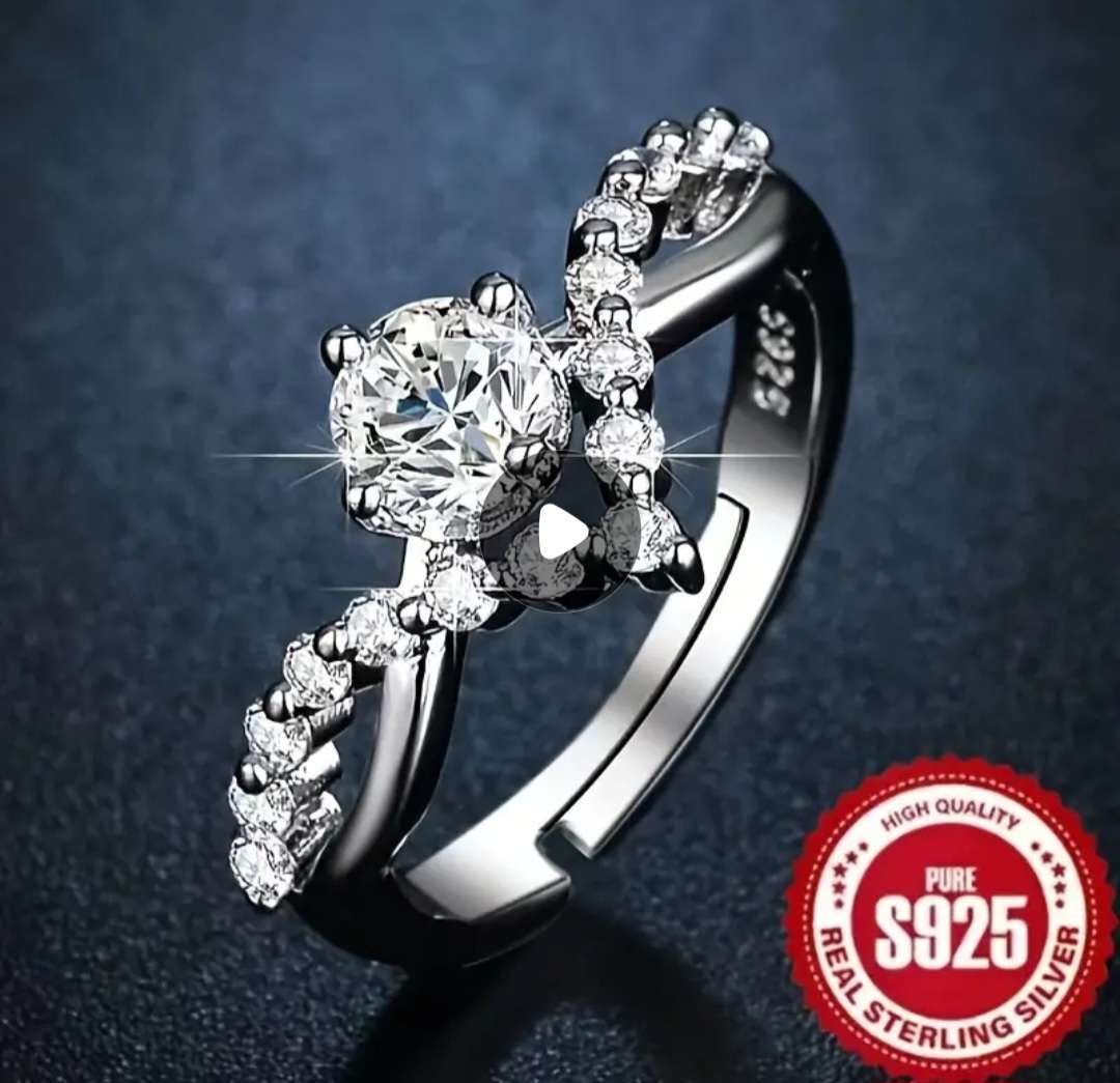 Beautiful Dress Ring S925 silver plated