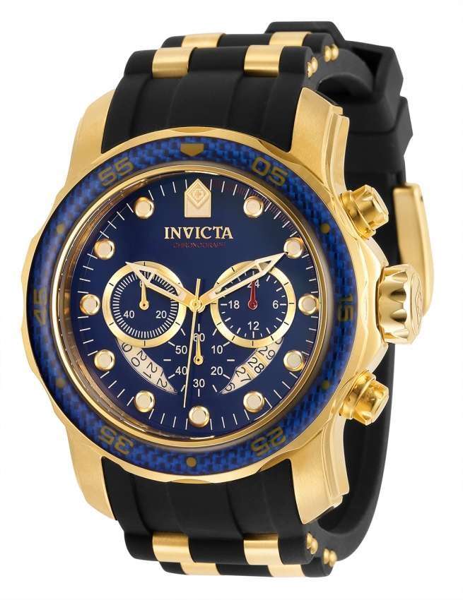INVICTA MEN`S COLOSSUS CARBON CHRONO THICK HEAVY SILICONE STEEL INFUSED NEW - Retail @R8999 box inc