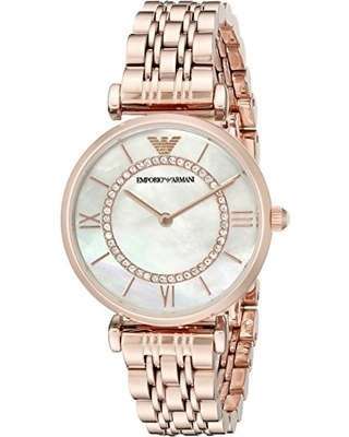 LADIES EMPORIO ARMANI WATCH AR1909 ##BRAND NEW## MOTHER OF PEARL