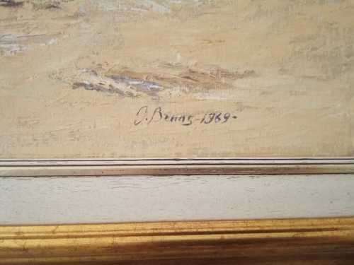 Oil on Canvas signed J. BERRAS 101 by 76cm