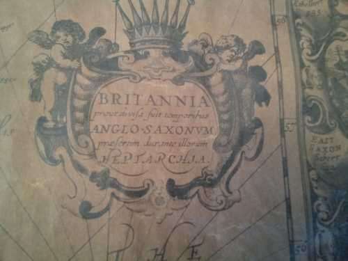 Antique 17th/18th century Map of Ireland 48 by 40cm